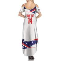 United States 2026 Soccer Custom Summer Maxi Dress We Are USA Go Champions Flag Waves