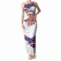 United States 2026 Soccer Custom Tank Maxi Dress We Are USA Go Champions Flag Waves
