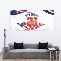 United States 2026 Soccer Tapestry We Are USA Go Champions Flag Waves