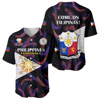 Philippines Football Baseball Jersey 2023 World Cup Go Filipinas Feather Black Version - Wonder Print Shop
