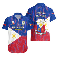 Philippines Football Hawaiian Shirt 2023 World Cup Go Filipinas Feather Flag Version - Wonder Print Shop
