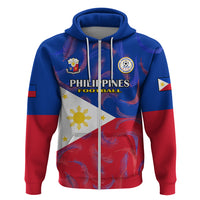 Philippines Football Hoodie 2023 World Cup Go Filipinas Feather Flag Version - Wonder Print Shop