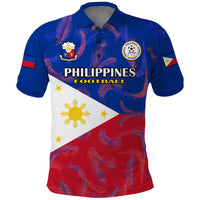 Philippines Football Polo Shirt 2023 World Cup Go Filipinas Feather Flag Version - Wonder Print Shop