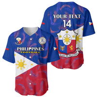 Custom Philippines Football Baseball Jersey 2023 World Cup Go Filipinas Feather Flag Version - Wonder Print Shop