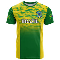 Brazil Football T Shirt 2023 World Cup Go Selecao Gradient Style - Wonder Print Shop