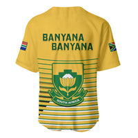 South Africa Soccer Baseball Jersey 2023 World Cup Go Banyana Banyana Yellow - Wonder Print Shop