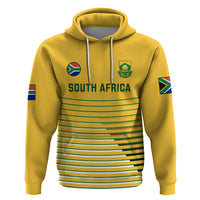 South Africa Soccer Hoodie 2023 World Cup Go Banyana Banyana Yellow - Wonder Print Shop