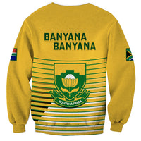 South Africa Soccer Sweatshirt 2023 World Cup Go Banyana Banyana Yellow - Wonder Print Shop