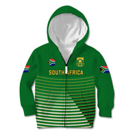 South Africa Soccer Kid Hoodie 2023 World Cup Go Banyana Banyana Green - Wonder Print Shop