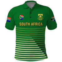 South Africa Soccer Polo Shirt 2023 World Cup Go Banyana Banyana Green - Wonder Print Shop