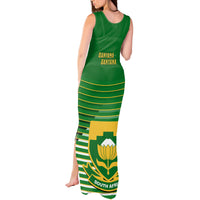 South Africa Soccer Tank Maxi Dress 2023 World Cup Go Banyana Banyana Green - Wonder Print Shop