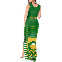 Custom South Africa Soccer Tank Maxi Dress 2023 World Cup Go Banyana Banyana Green - Wonder Print Shop
