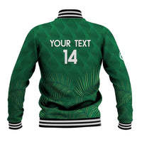 Custom Saudi Arabia Football Baseball Jacket Go Green Falcons Sporty Style - Wonder Print Shop