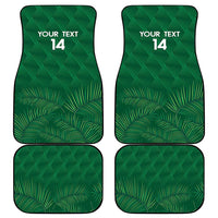 Custom Saudi Arabia Football Car Mats Go Green Falcons Sporty Style - Wonder Print Shop