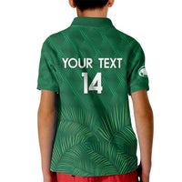 Custom Saudi Arabia Football Kid Polo Shirt Go Green Falcons Sporty Style - Wonder Print Shop