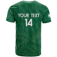 Custom Saudi Arabia Football T Shirt Go Green Falcons Sporty Style - Wonder Print Shop