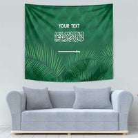 Custom Saudi Arabia Football Tapestry Go Green Falcons Sporty Style - Wonder Print Shop
