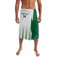 Custom Saudi Arabia Football Lavalava Go Green Falcons Sporty - White Version - Wonder Print Shop