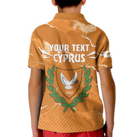 Persionalized Cyprus Independence Day Kid Polo Shirt Kbrs Cumhuriyeti Grunge Vibes - Wonder Print Shop