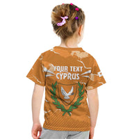 Persionalized Cyprus Independence Day Kid T Shirt Kbrs Cumhuriyeti Grunge Vibes - Wonder Print Shop