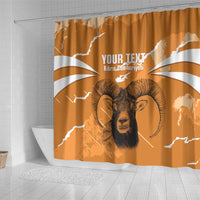 Persionalized Cyprus Independence Day Shower Curtain Kıbrıs Cumhuriyeti Grunge Vibes