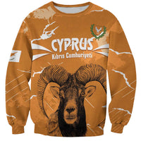 Persionalized Cyprus Independence Day Sweatshirt Kbrs Cumhuriyeti Grunge Vibes - Wonder Print Shop