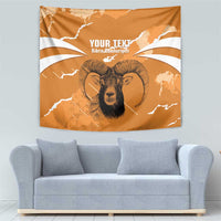Persionalized Cyprus Independence Day Tapestry Kbrs Cumhuriyeti Grunge Vibes - Wonder Print Shop