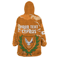 Persionalized Cyprus Independence Day Wearable Blanket Hoodie Kbrs Cumhuriyeti Grunge Vibes - Wonder Print Shop