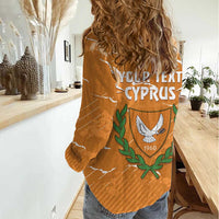 Persionalized Cyprus Independence Day Women Casual Shirt Kbrs Cumhuriyeti Grunge Vibes - Wonder Print Shop
