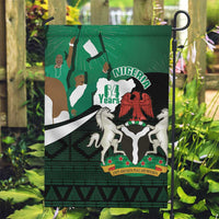 Nigeria Independence Day Garden Flag Happy 64 Years Of Anniversary African Pattern - Wonder Print Shop