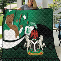Nigeria Independence Day Quilt Happy 64 Years Of Anniversary African Pattern - Wonder Print Shop