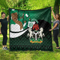 Nigeria Independence Day Quilt Happy 64 Years Of Anniversary African Pattern - Wonder Print Shop