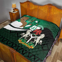 Nigeria Independence Day Quilt Happy 64 Years Of Anniversary African Pattern - Wonder Print Shop