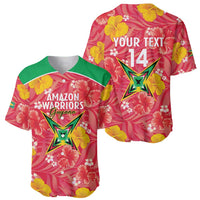 Custom Guyana Cricket Baseball Jersey 2025 Go Amazon Warriors Tropical Style - Wonder Print Shop