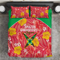 Guyana Cricket Bedding Set 2025 Go Amazon Warriors Tropical Style - Wonder Print Shop