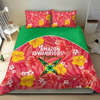 Guyana Cricket Bedding Set 2025 Go Amazon Warriors Tropical Style - Wonder Print Shop