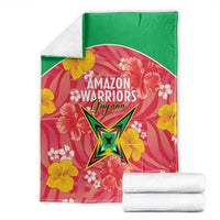 Guyana Cricket Blanket 2025 Go Amazon Warriors Tropical Style - Wonder Print Shop