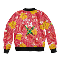 Custom Guyana Cricket Bomber Jacket 2025 Go Amazon Warriors Tropical Style - Wonder Print Shop