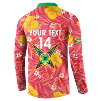 Custom Guyana Cricket Button Sweatshirt 2025 Go Amazon Warriors Tropical Style - Wonder Print Shop