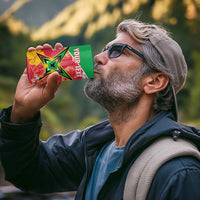 Custom Guyana Cricket 4 in 1 Can Cooler Tumbler 2025 Go Amazon Warriors Tropical Style - Wonder Print Shop