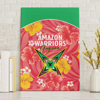 Guyana Cricket Canvas Wall Art 2025 Go Amazon Warriors Tropical Style - Wonder Print Shop