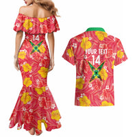 Custom Guyana Cricket Couples Matching Mermaid Dress and Hawaiian Shirt 2025 Go Amazon Warriors Tropical Style - Wonder Print Shop