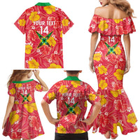 Custom Guyana Cricket Family Matching Mermaid Dress and Hawaiian Shirt 2025 Go Amazon Warriors Tropical Style - Wonder Print Shop