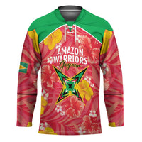 Custom Guyana Cricket Hockey Jersey 2025 Go Amazon Warriors Tropical Style - Wonder Print Shop
