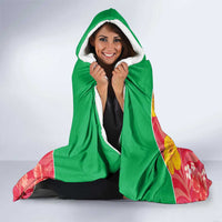 Guyana Cricket Hooded Blanket 2025 Go Amazon Warriors Tropical Style - Wonder Print Shop