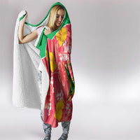 Guyana Cricket Hooded Blanket 2025 Go Amazon Warriors Tropical Style - Wonder Print Shop