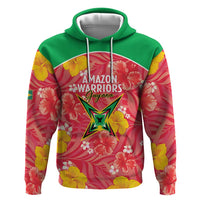 Custom Guyana Cricket Hoodie 2025 Go Amazon Warriors Tropical Style - Wonder Print Shop