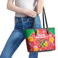 Guyana Cricket Leather Tote Bag 2025 Go Amazon Warriors Tropical Style - Wonder Print Shop