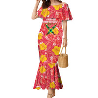 Custom Guyana Cricket Mermaid Dress 2025 Go Amazon Warriors Tropical Style - Wonder Print Shop