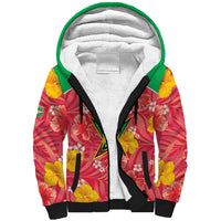 Custom Guyana Cricket Sherpa Hoodie 2025 Go Amazon Warriors Tropical Style - Wonder Print Shop